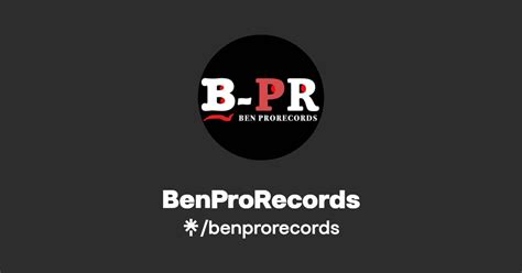 Ben ProRecords (@benprorecords) .